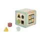 Drevená motorická kocka s aktivitami Louka Pastel Tooky Toy