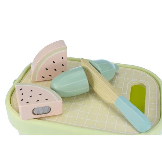 Krájacie drevené potraviny Piknik Tooky Toy