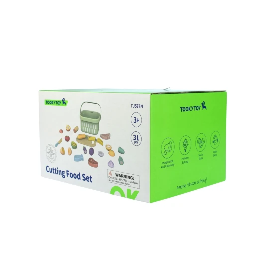 Krájacie drevené potraviny Piknik Tooky Toy