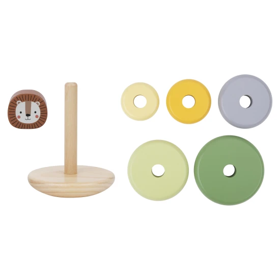 Drevená pyramída Lev