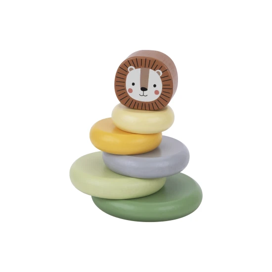 Drevená pyramída Lev