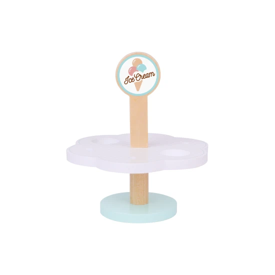 Drevený stojan so zmrzlinami Drevené jedlo Tooky Toy