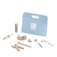 Detský zubársky set so zúbkami a zubárskymi nástrojmi