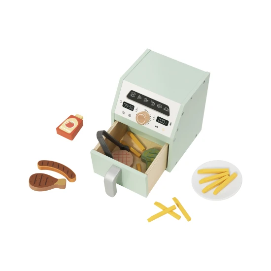 Detská drevená fritéza – hračka do kuchynky pre deti