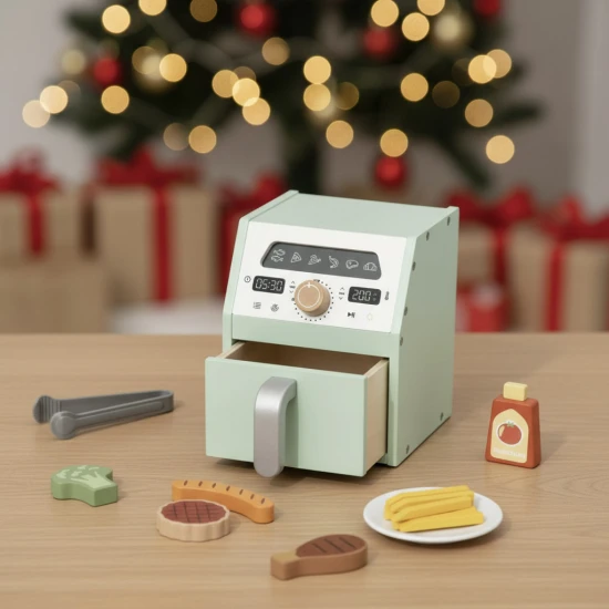 Detská drevená fritéza – hračka do kuchynky pre deti