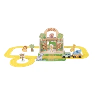 Zoo sada v kufríku s dráhou