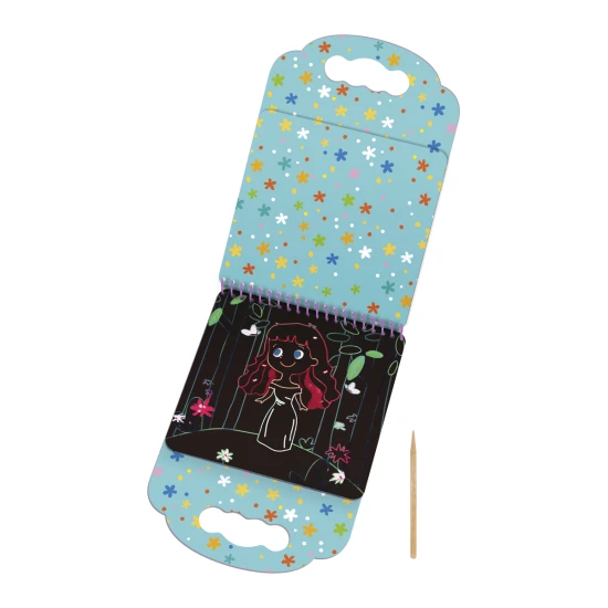 Vyškrabávací blok Obleč postavičky Kreatívna sada Tookyland