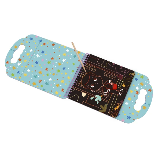 Vyškrabávací blok Obleč postavičky Kreatívna sada Tookyland