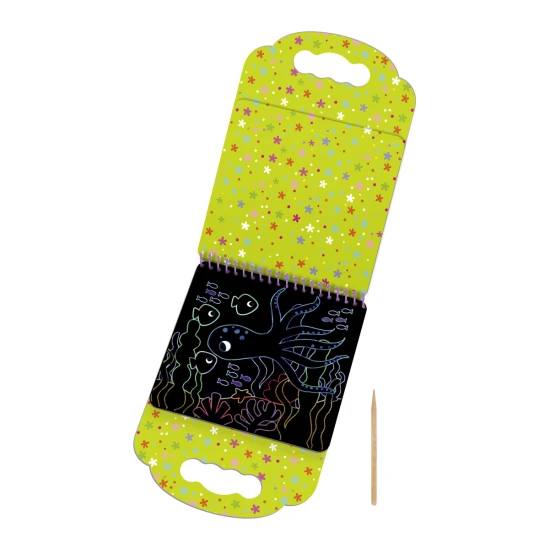 Vyškrabávací blok Zvieratká Kreatívna sada Tookyland