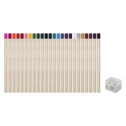 Trojhranné pastelky 24 ks Hrubá tuha