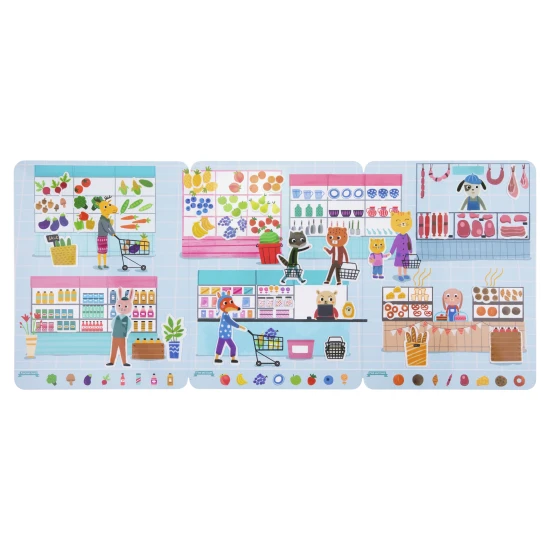 Detské nálepky kreatívna sada obchod