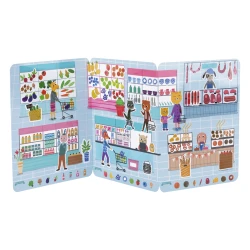 Silikónové nálepky Supermarket