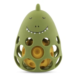 Silikónová senzorická hrkálka Dinosaurus