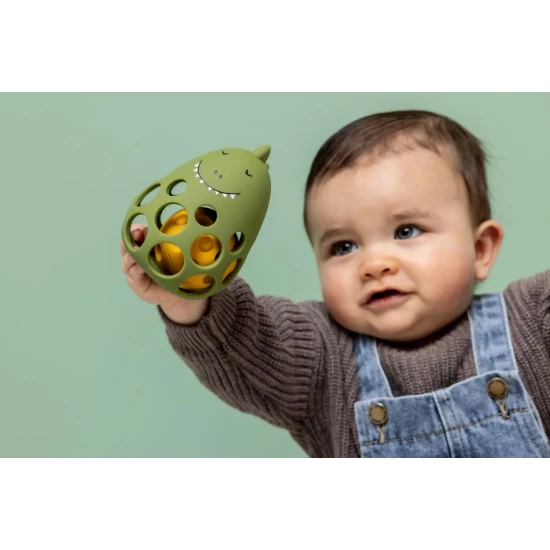 Silikónová senzorická hrkálka Dinosaurus – Trixie 03-172