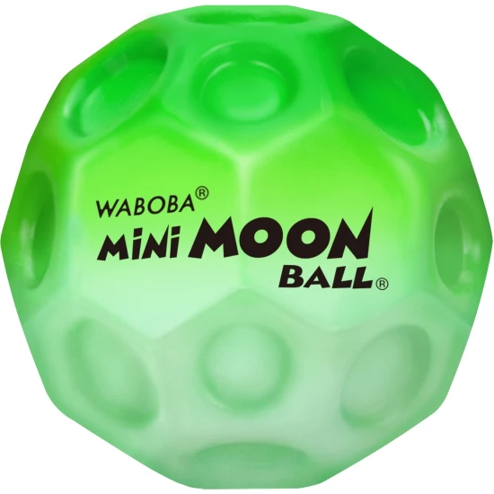 Hyperskákacia loptička Moon Ball green