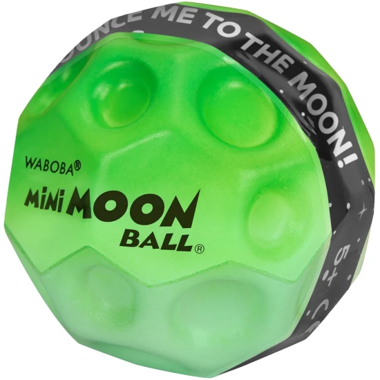 Hyperskákacia loptička Moon Ball green