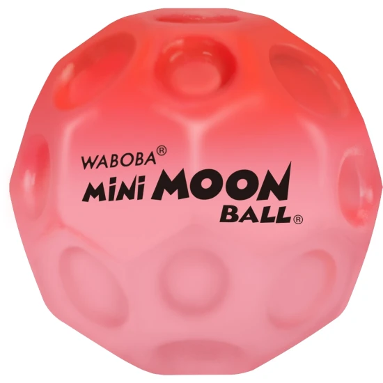 Hyperskákacia loptička Moon Ball red