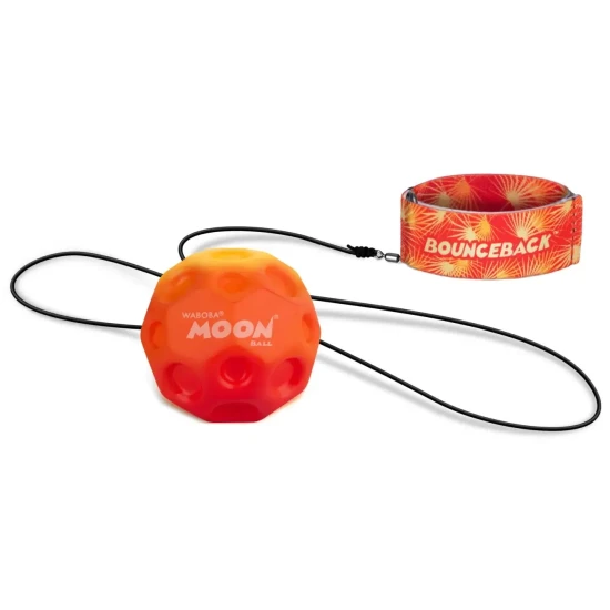 Hyperskákavá loptička na lanku Gradient Bounceback oranžová - Waboba 334C04-A-2