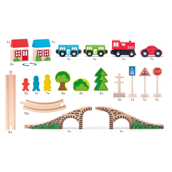 Vláčkodráha Osmička s vláčikom – Woody 102193061