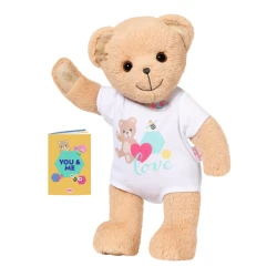 Medvedík BABY born biele oblečenie