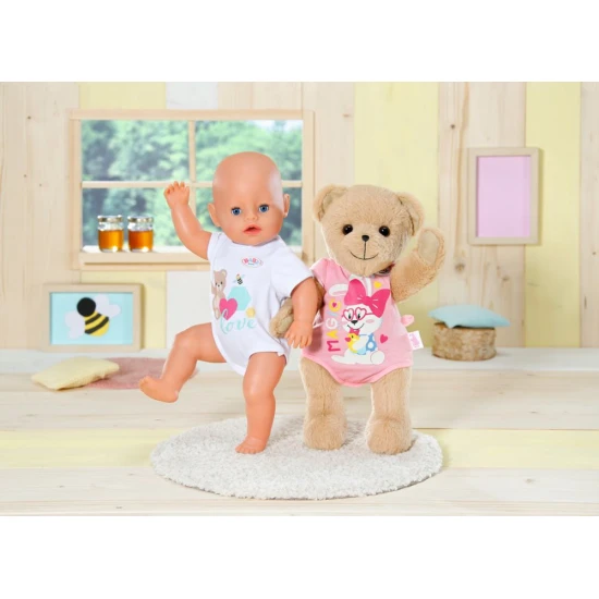 Medvedík BABY born biele oblečenie Medvedík BABY born biele oblečenie Zapf Creation 12834435