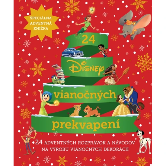 Rozprávkový adventný kalendár pre deti plný príbehov, hier a kreatívnych nápadov zo sveta Disney.
