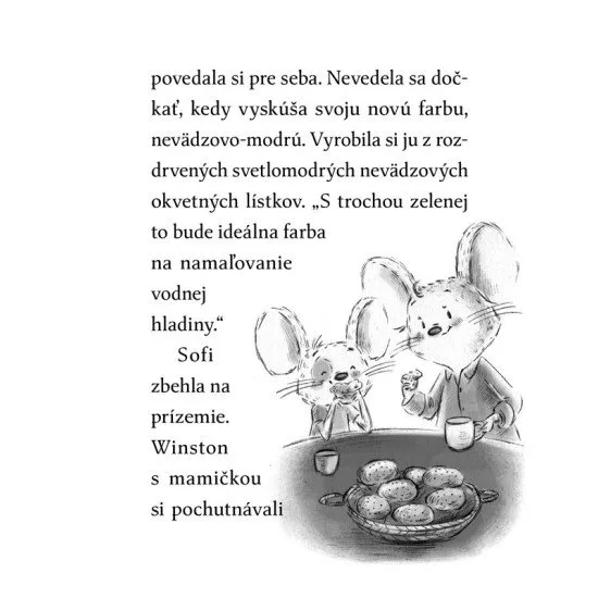 Myška Sofi je smutná, lebo nevie plávať, ale jej kamaráti Henka a Owen majú plán, ako jej pomôcť.