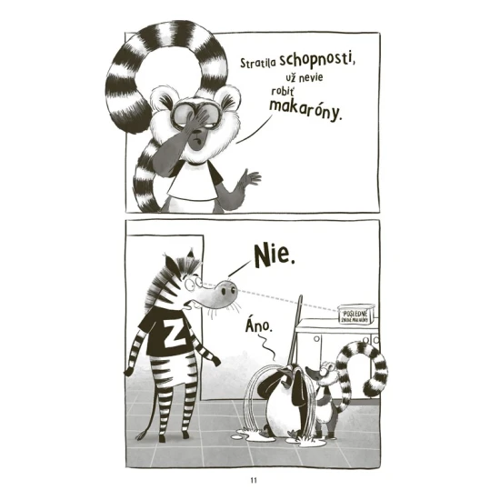 Strašne zúfalé trio 2 Deň bez syrových makarónov