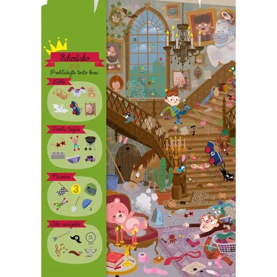 Panstvo vojvodu zo Svinčíkova. Máš bystré oči? Nájdi v tomto neporiadku ukryté predmety.