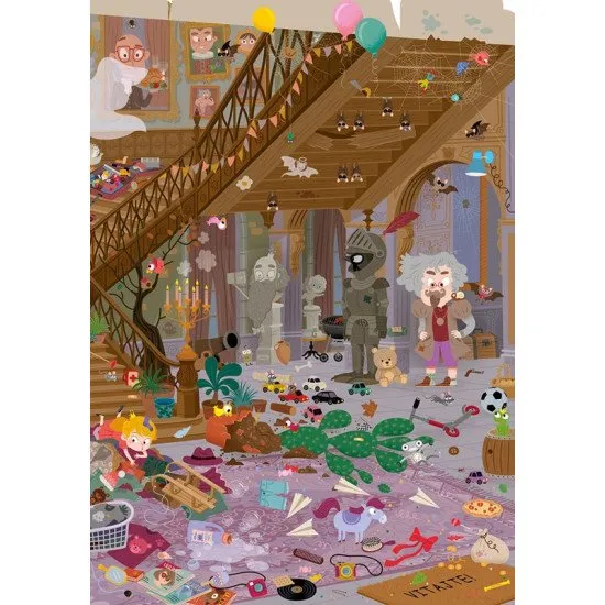 Panstvo vojvodu zo Svinčíkova. Máš bystré oči? Nájdi v tomto neporiadku ukryté predmety.