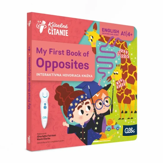 Učenie angličtiny hravo s knižkou My First Book of Opposites