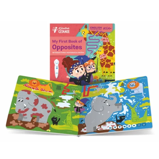 Učenie angličtiny hravo s knižkou My First Book of Opposites