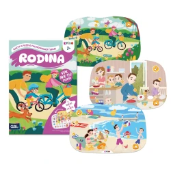 Kvído Karty a puzzle pre Hovoriaci tablík Rodina