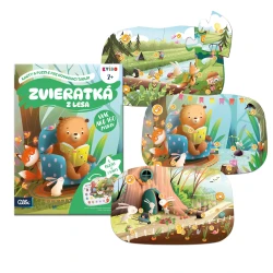 Kvído Karty a puzzle pre Hovoriaci tablík Zvieratká z lesa