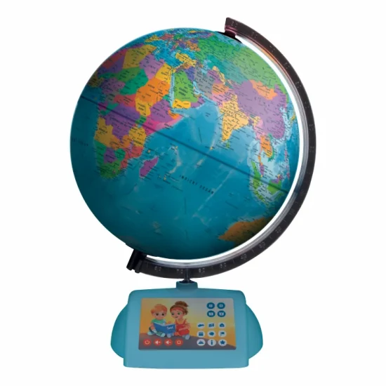 Preskúmajte zemeguľu s hovoriacim glóbusom! Interaktívny glóbus s podsvietením z edície Kúzelné čítanie.