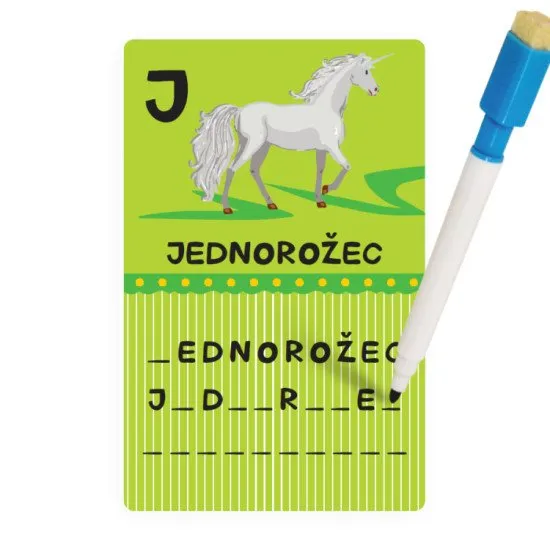 Balenie hry Kvído Obrázkové hádanky s čiernou fixkou