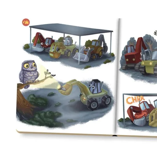 Zoznámte sa so stavbou a stavbyvedúcim pánom Makovičkom v tejto interaktívnej knihe Albi kúzelné čítanie.