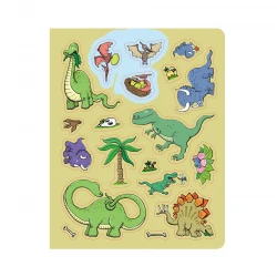 Dinosaury - Samolepková knižka Kúzelné čítanie