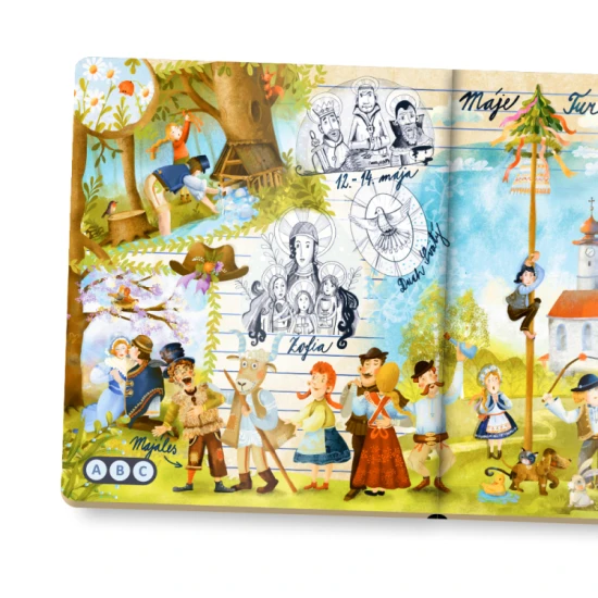 Interaktívna kniha od Albi o slovenských ľudových zvykoch a tradíciách.