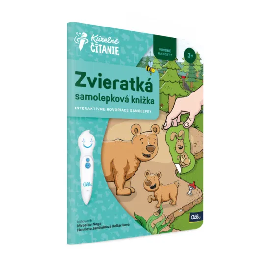 V lese alebo doma, na statku alebo v ZOO. Hovoriace samolepky so zvieratkami a veľa skvelej zábavy!