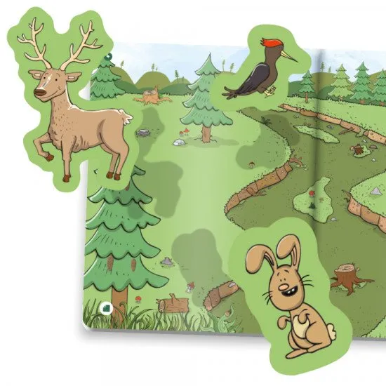 V lese alebo doma, na statku alebo v ZOO. Hovoriace samolepky so zvieratkami a veľa skvelej zábavy!