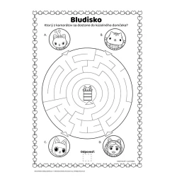 Gabby's Dollhouse JUMBO hádanky a maľovanky