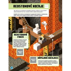 Minecraft Redstone Kniha samolepiek