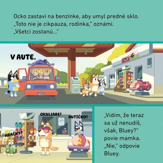 Bluey Výlet – kniha pre deti