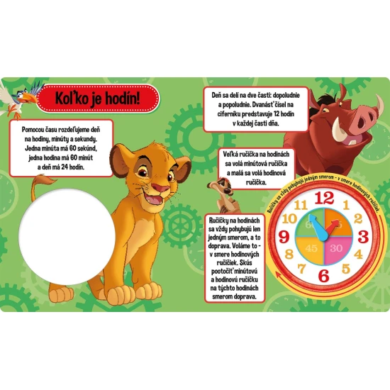Disney Koľko je hodín? – kniha pre deti