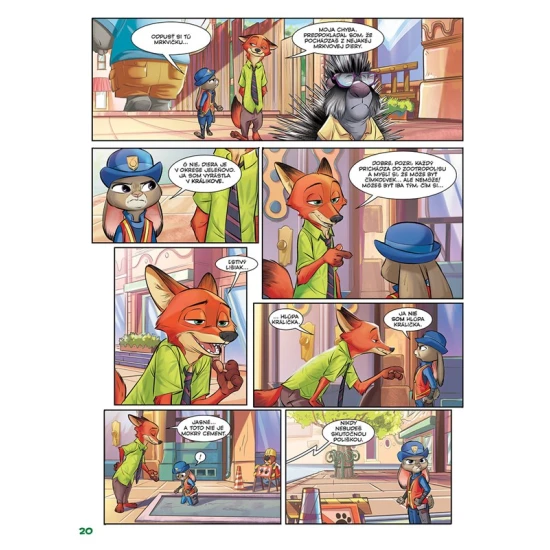 Komiks Zootropolis – Judy Hoppsová a Nick Wilde riešia záhadu v meste Zootropolis.