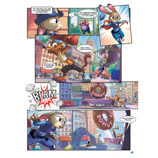Komiks Zootropolis – Judy Hoppsová a Nick Wilde riešia záhadu v meste Zootropolis.