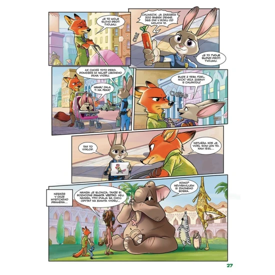 Komiks Zootropolis – Judy Hoppsová a Nick Wilde riešia záhadu v meste Zootropolis.