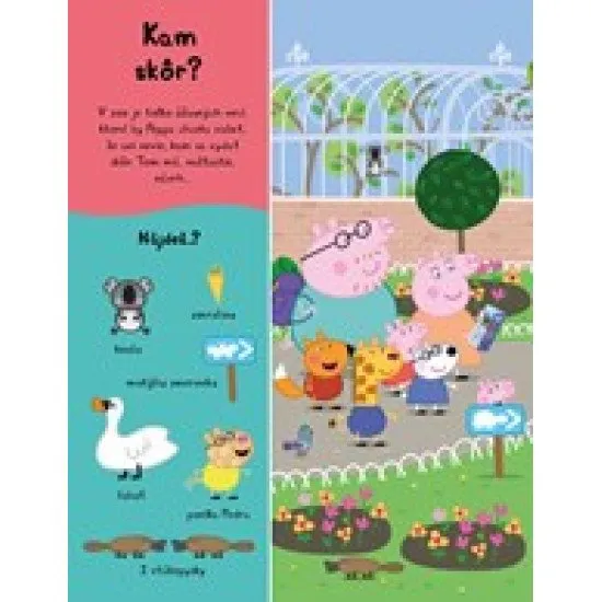 Kniha Peppa Pig - Peppa v zoo