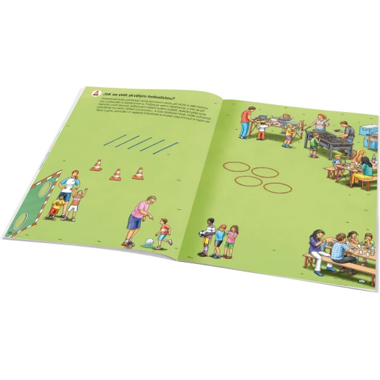 Samolepkový zošit pre deti – Futbalový zošit plný samolepiek, faktov a hier pre deti